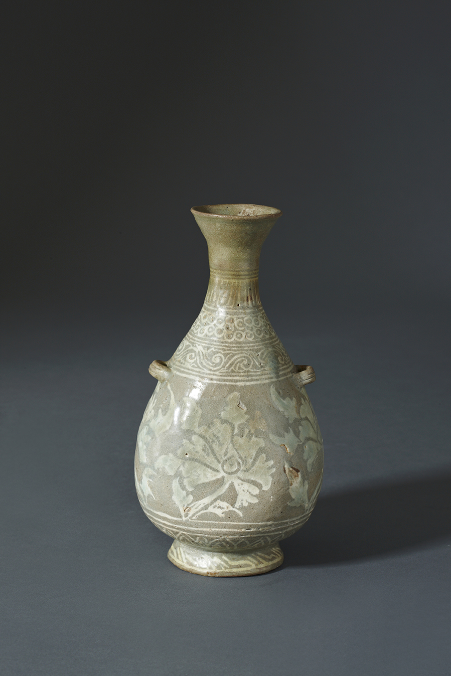 분청사기 상감 모란무늬 이병